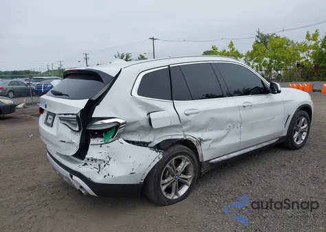 2021 BMW X3 xDrive30I из США, поврежденный, VIN 5UXTY5C08M9E71248